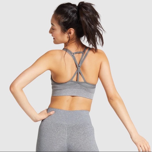 Gymshark Adapt Marl Seamless Sports Bra - Picture 7 of 7